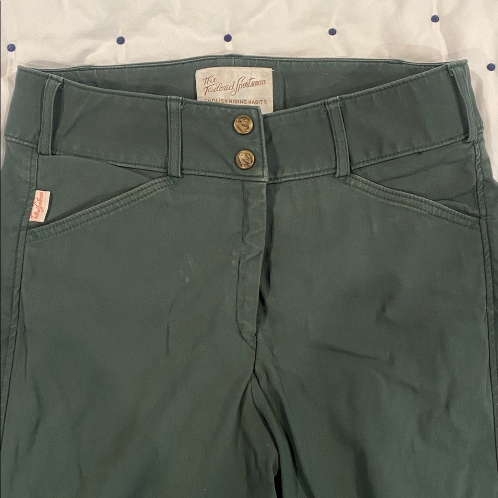 Hunter green tailored sportsman